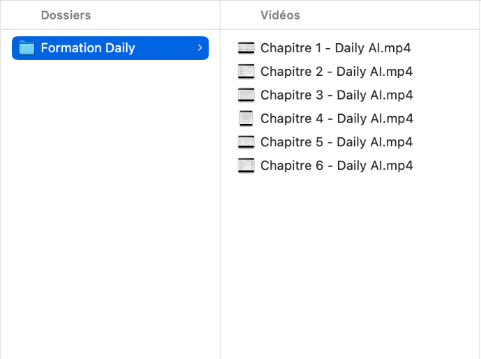 Vidéos pédagogiques formation pratique IA